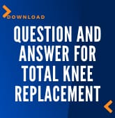 knee replacement english